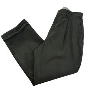 Barbour Olive Green Brushed Cotton Classic Vintage Pants Trousers Men's Size 34